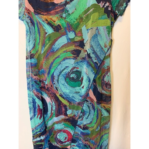 Mado et Les Autres dress (size small) ART YOU WEAR French design on mesh BOHO - Picture 5 of 14